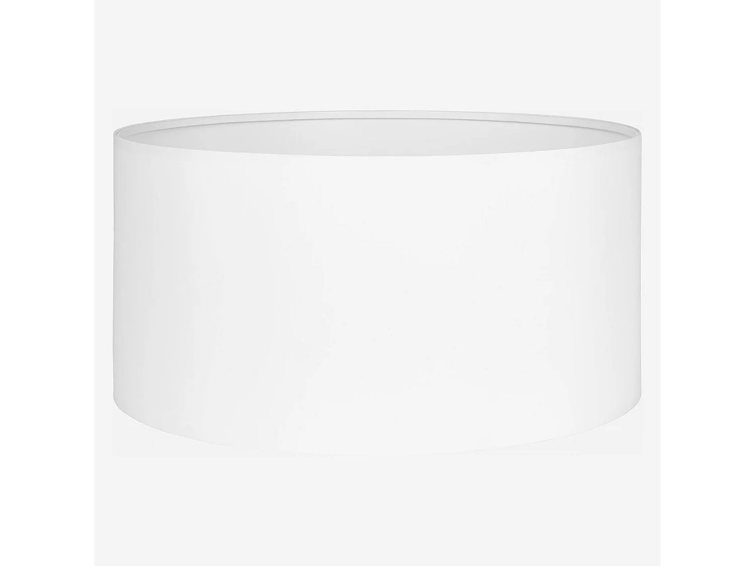 Habitat - Lampadaire en métal + 2 abat-jours en tissu coton - Hauteur 187 cm - Noir et Blanc  - Norman