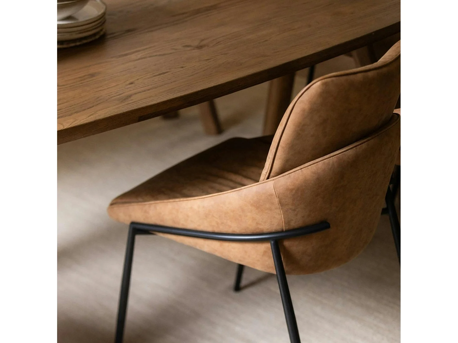 Table à manger moderne en chêne 240 cm KYOTO