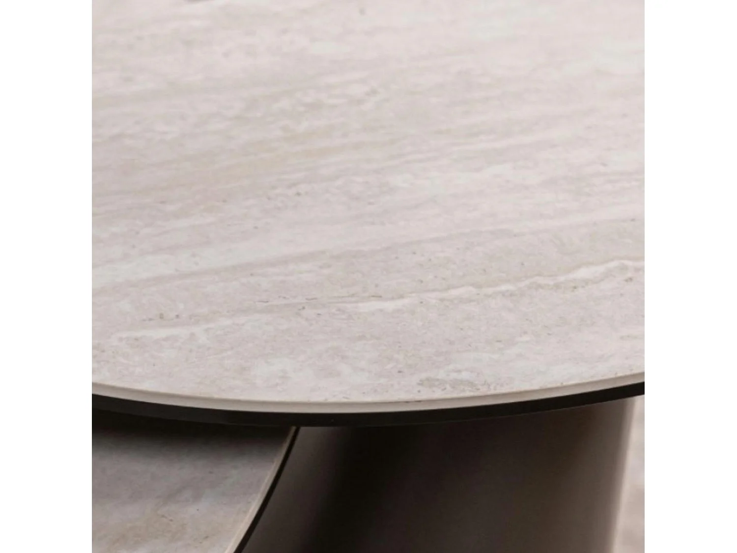 Table à manger design en céramique blanche 240 cm GIULIA