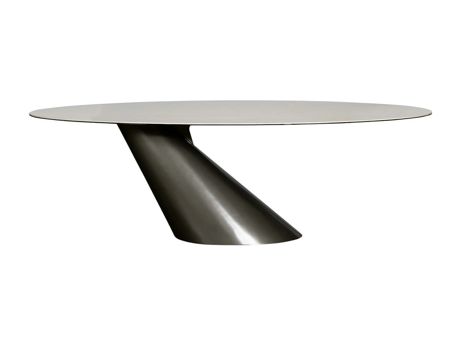 Table à manger design en céramique blanche 240 cm GIULIA