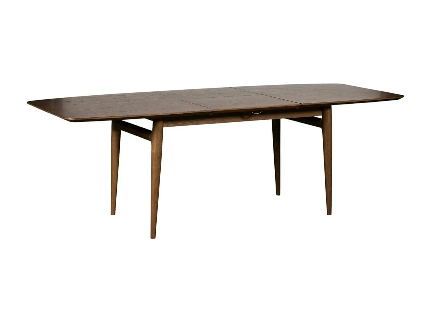 Table à manger vintage en chêne avec rallonge intégrée 160-215 cm BRADFORD