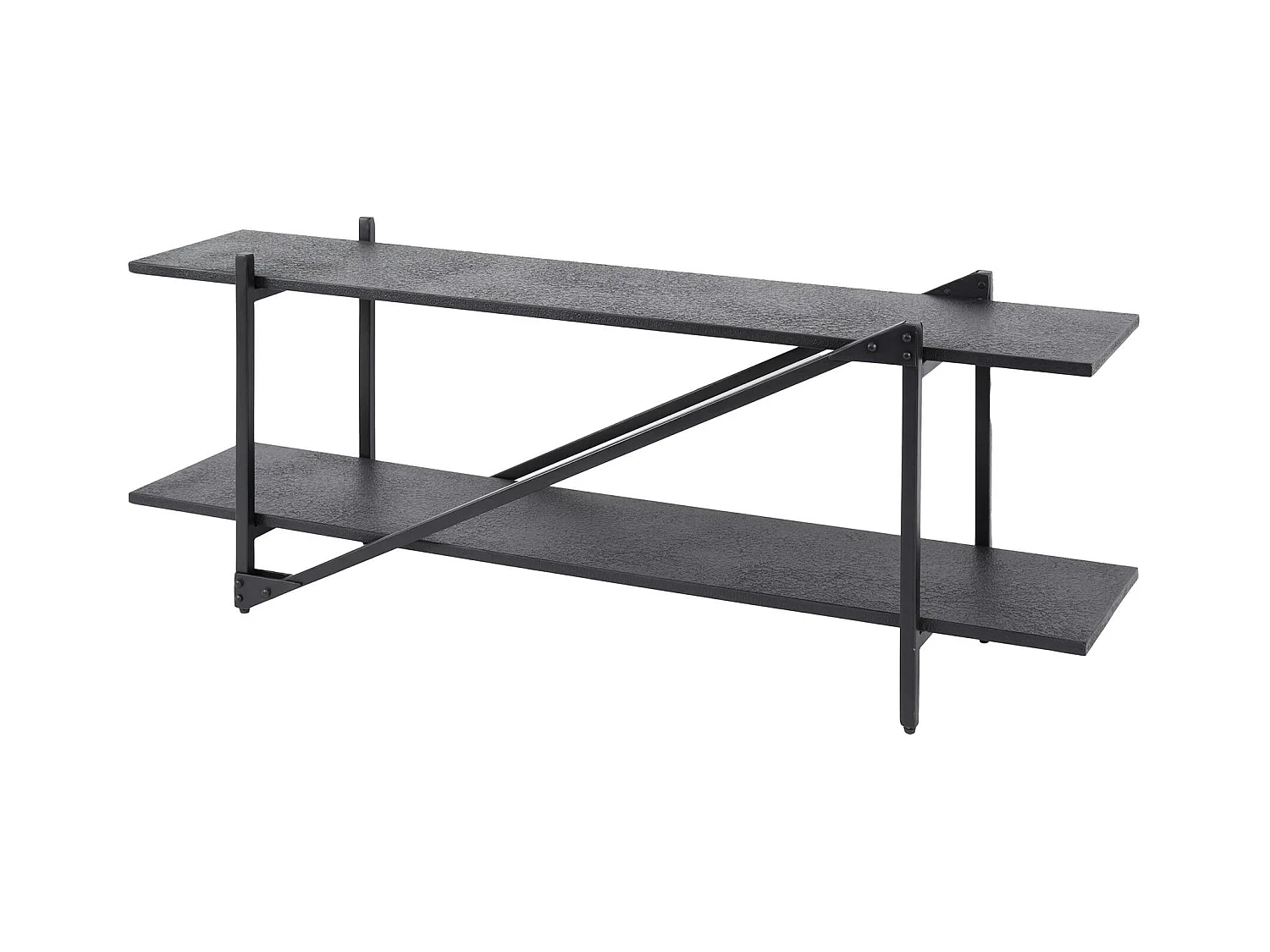Banc tv moderne 2 niveaux 140 cm RALF
