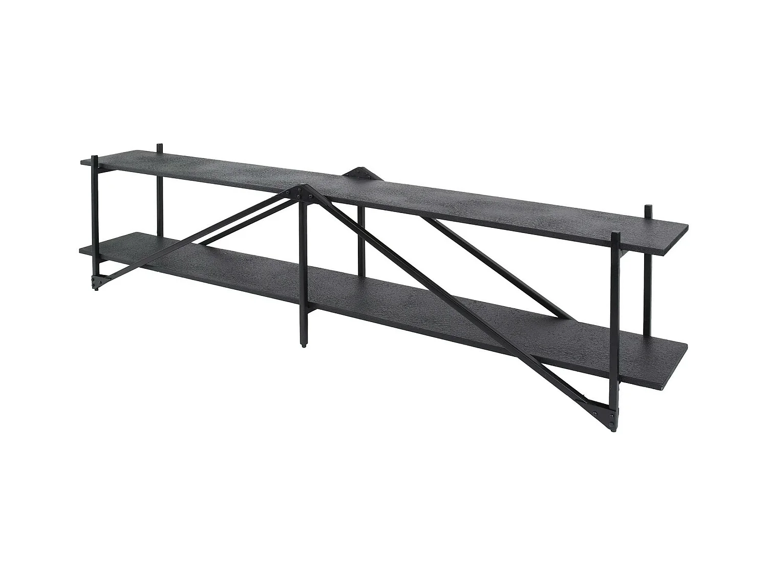 Banc tv moderne 2 niveaux 220 cm RALF