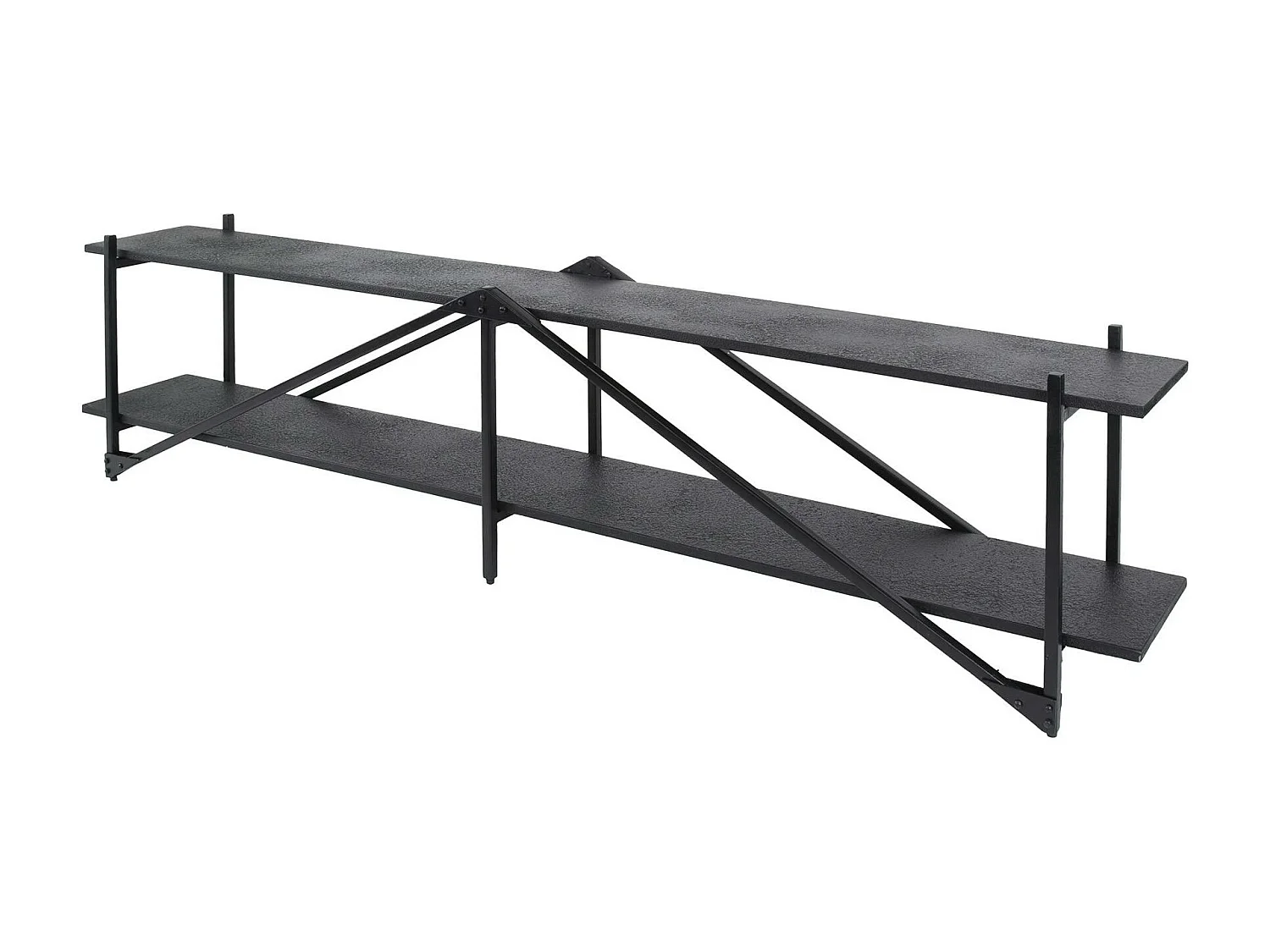 Banc tv moderne 2 niveaux 220 cm RALF