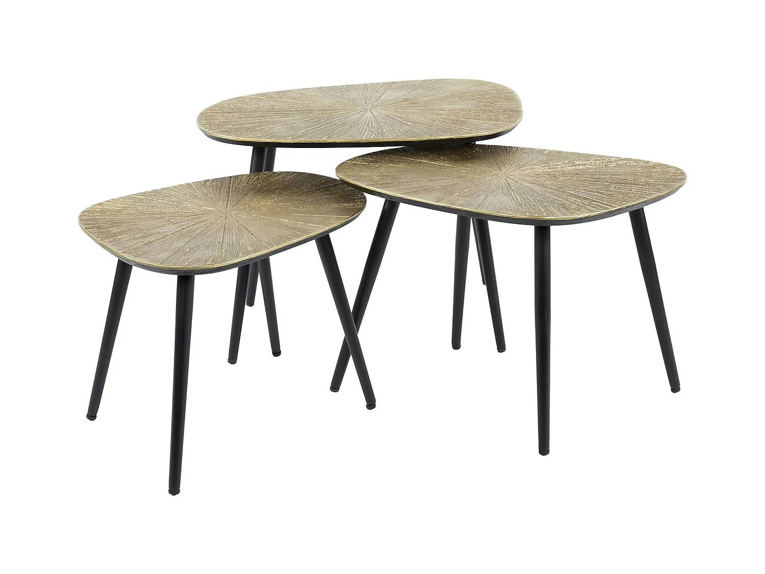 Table basse organique, forme carrée RALF