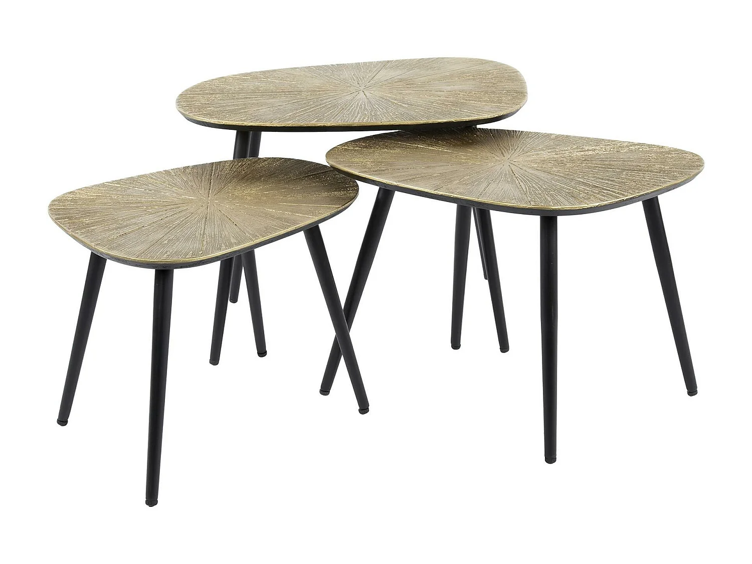 Table basse organique, forme carrée RALF