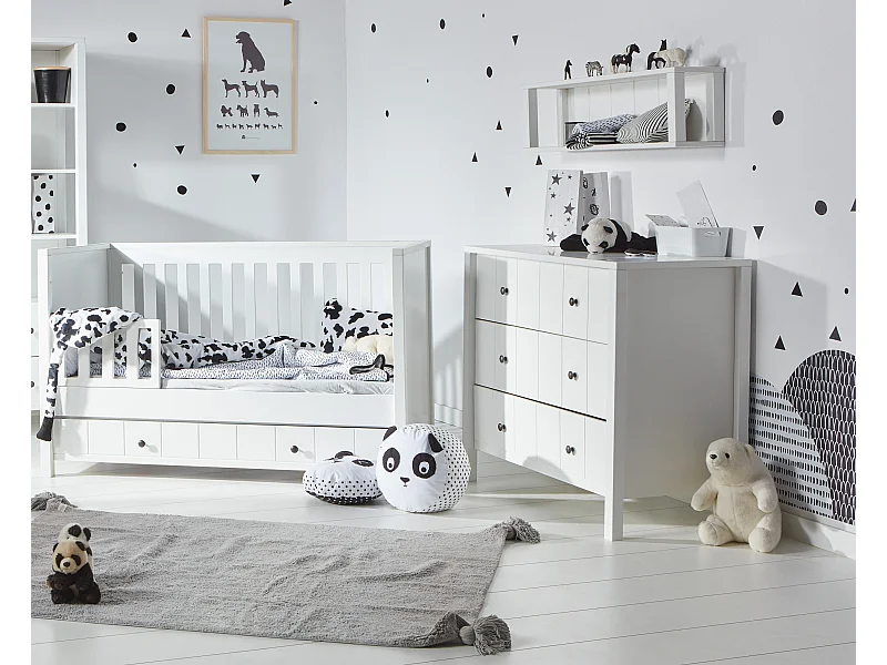 Kinderkommode Allpin - zeitloser Stil und robuste Konstruktion