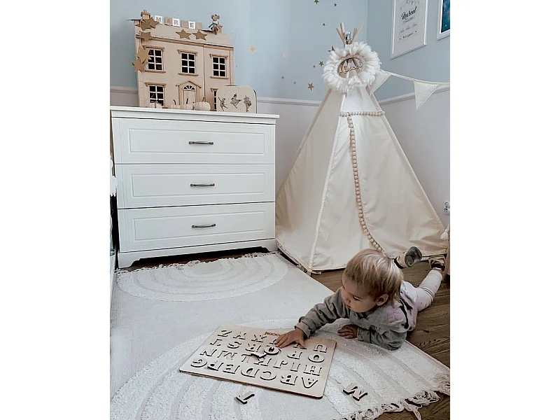 Kinderkommode Melody - rustikale Eleganz und Funktionalität