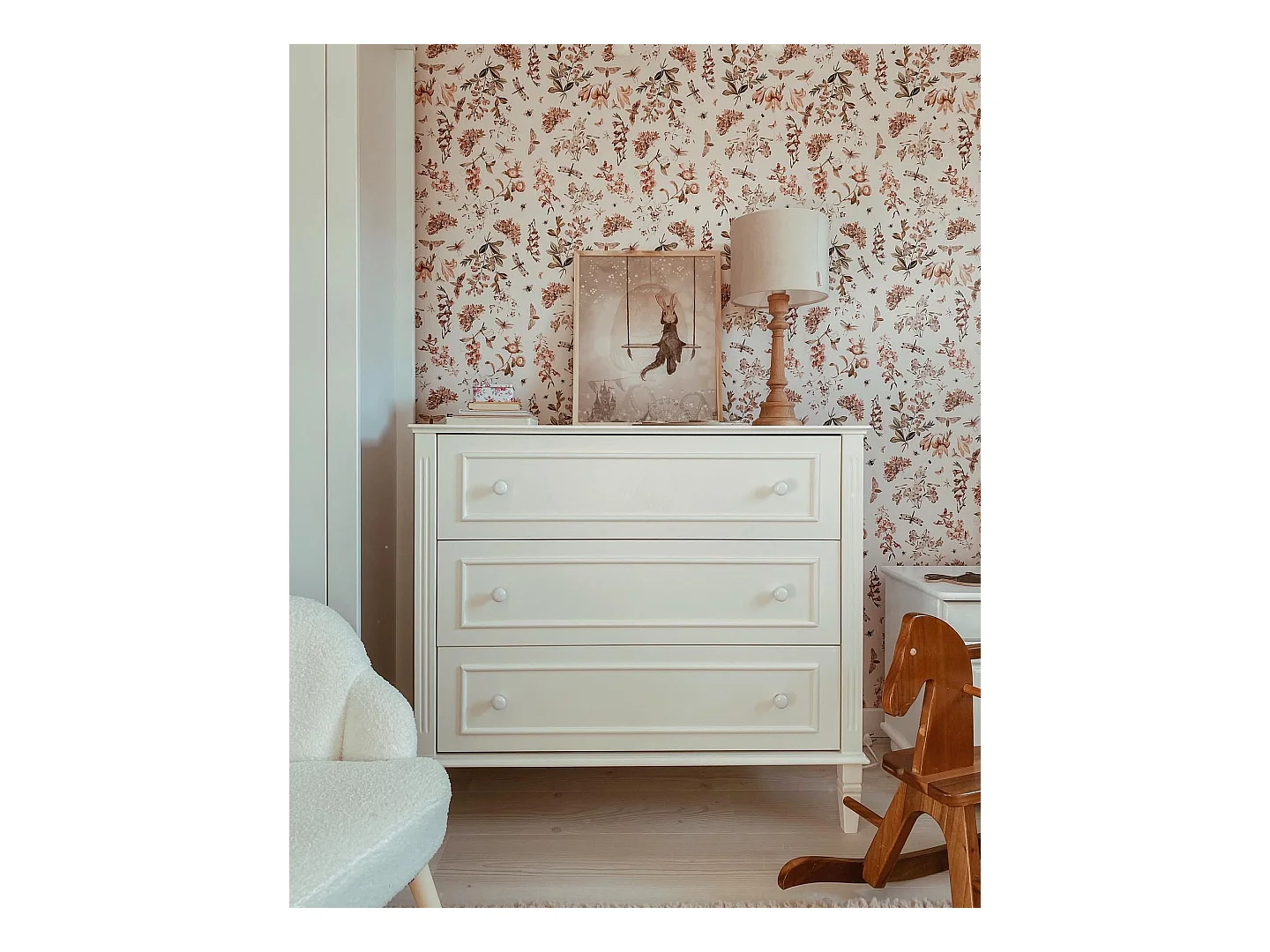 Kinderkommode Bianka - Art-Deco-Stil für das Kinderzimmer