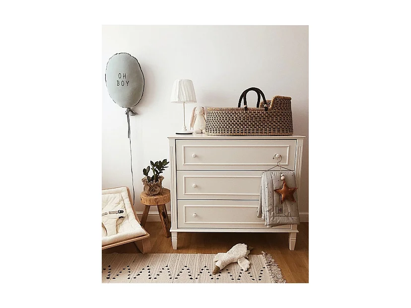 Kinderkommode Bianka - Art-Deco-Stil für das Kinderzimmer