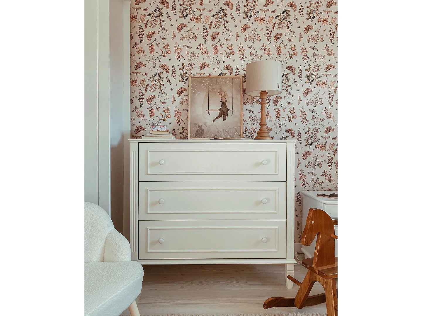 Kinderkommode Bianka - Art-Deco-Stil für das Kinderzimmer