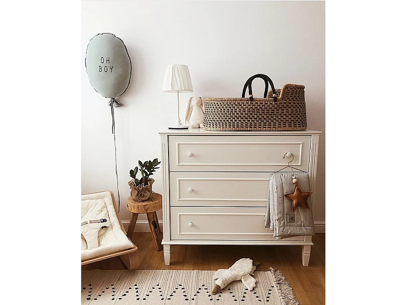 Kinderkommode Bianka - Art-Deco-Stil für das Kinderzimmer