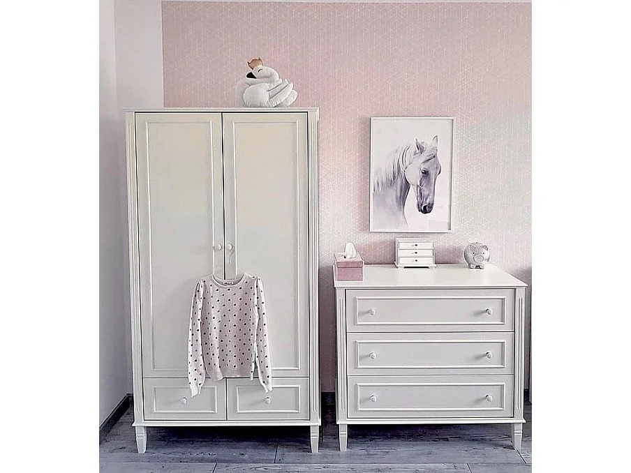 Kinderkommode Bianka - Art-Deco-Stil für das Kinderzimmer