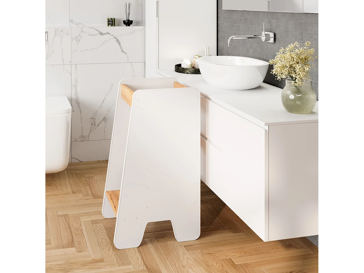 Kinder-Küchenhelfer | Sicherer Lernturm für kleine Helfer im Haushalt