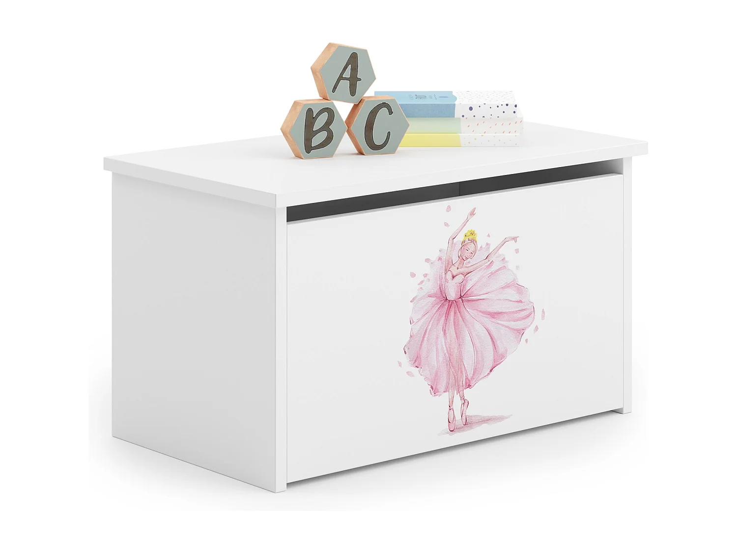 Spielzeugtruhe Daria - Sicherer und stilvoller Stauraum für Kinderzimmer