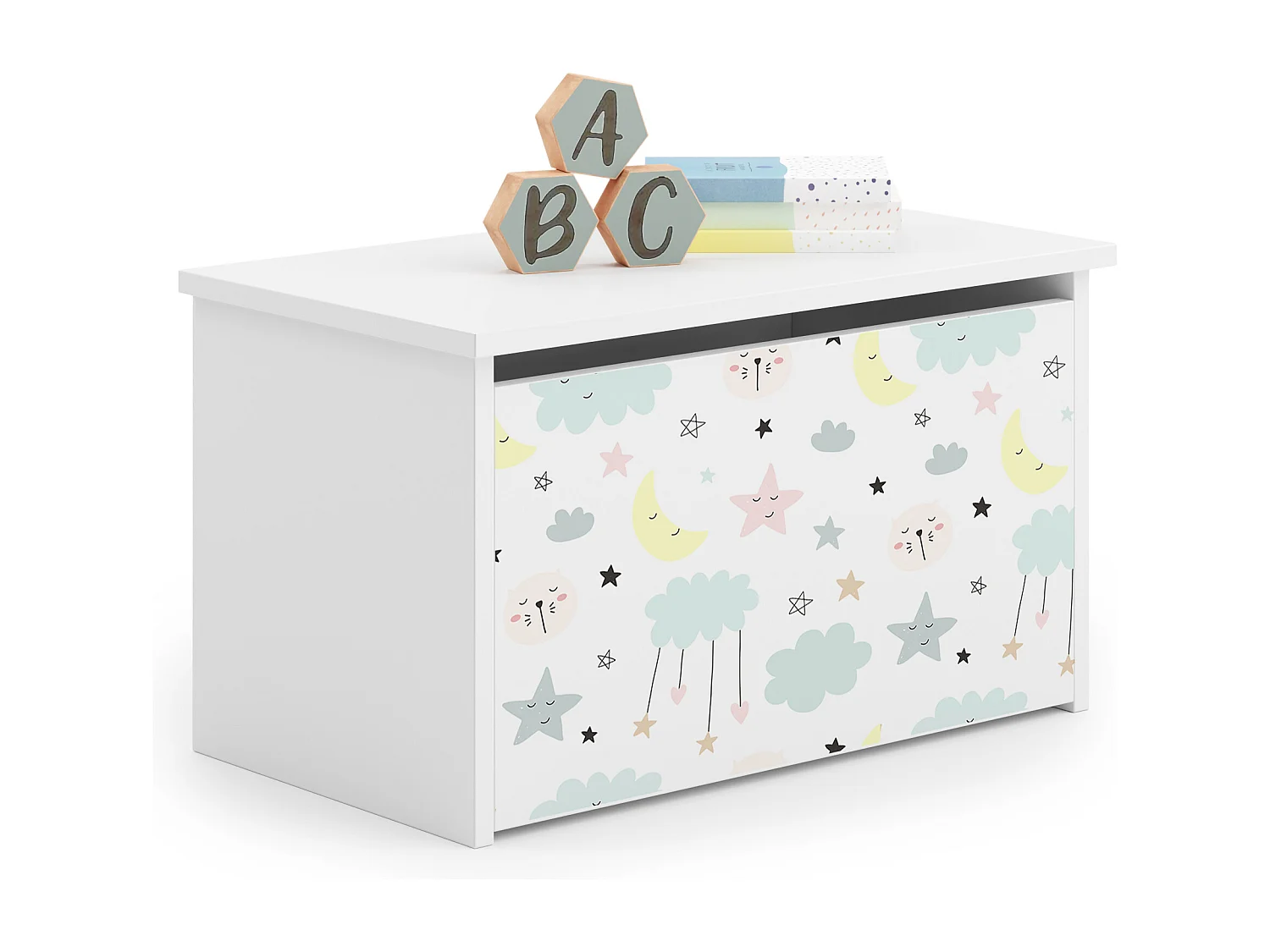 Spielzeugtruhe Daria - Sicherer und stilvoller Stauraum für Kinderzimmer