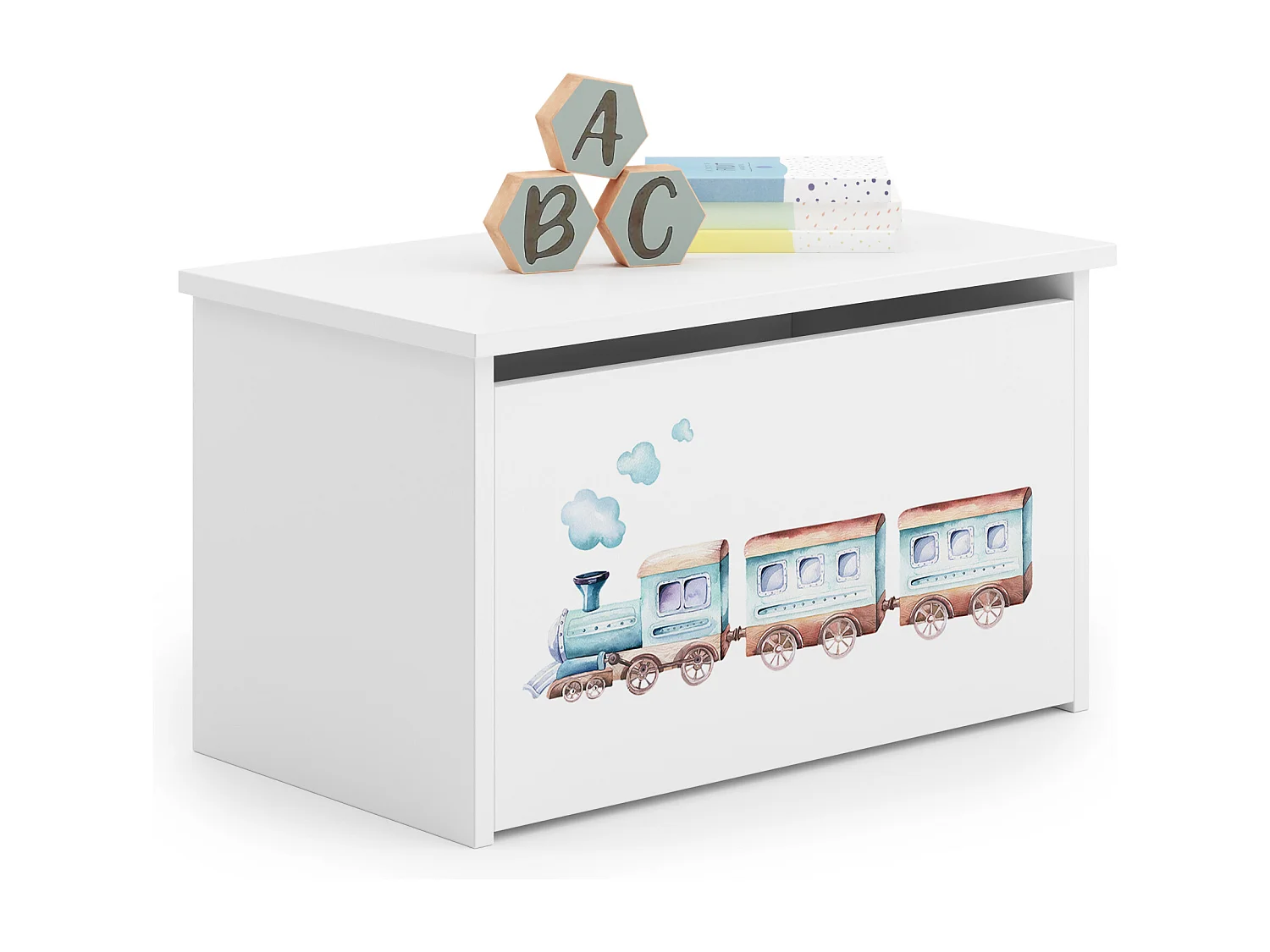Spielzeugtruhe Daria - Sicherer und stilvoller Stauraum für Kinderzimmer