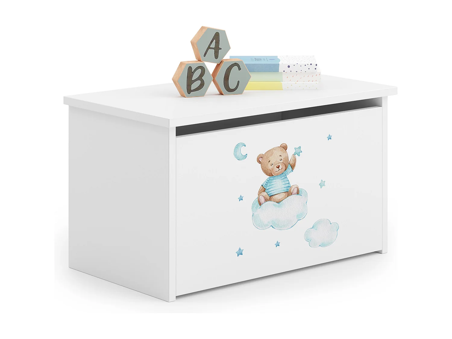 Spielzeugtruhe Daria - Sicherer und stilvoller Stauraum für Kinderzimmer