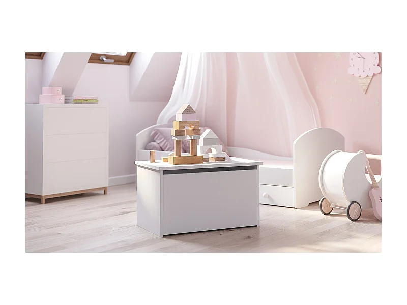 Spielzeugtruhe Daria - Sicherer und stilvoller Stauraum für Kinderzimmer