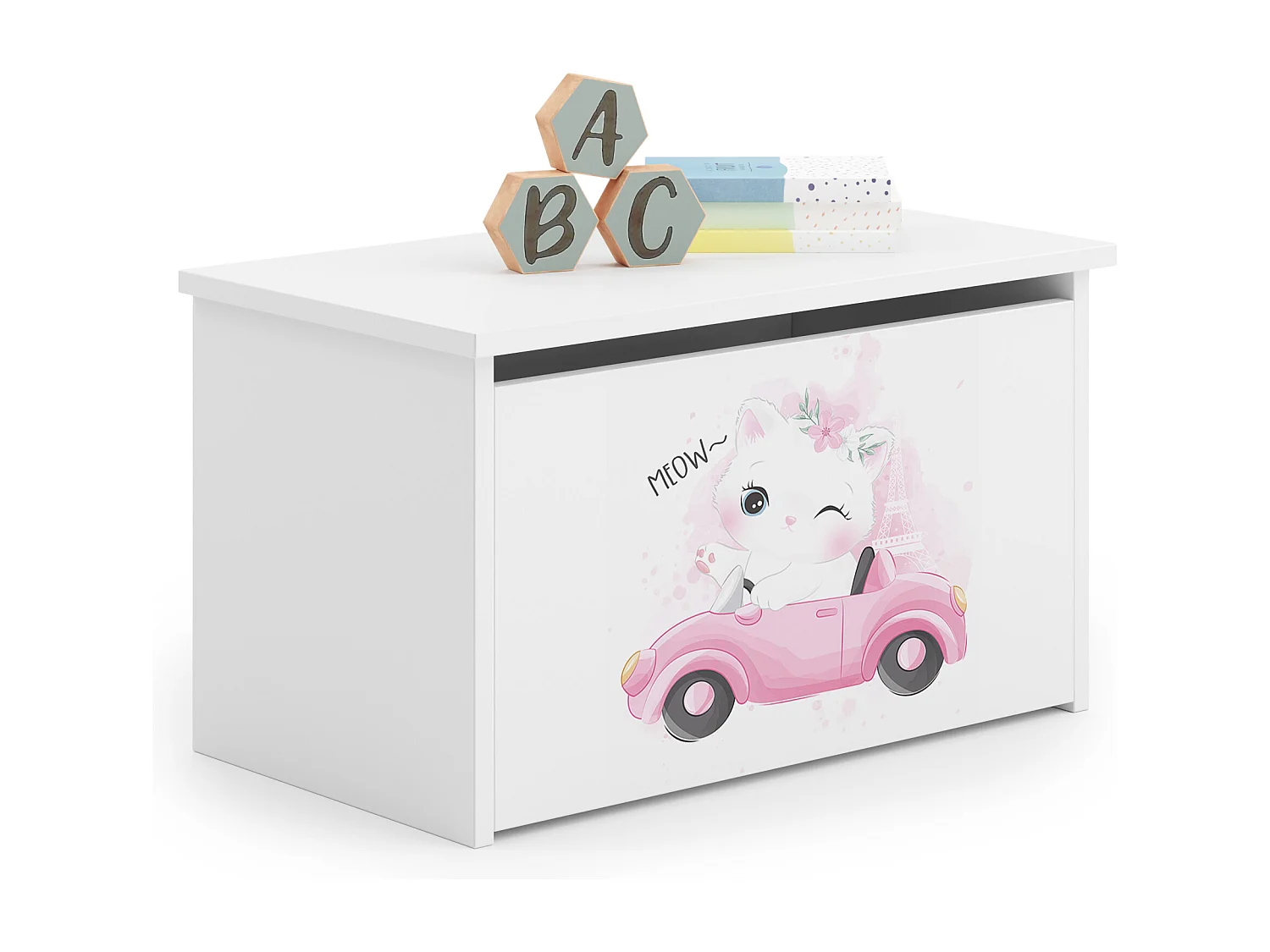 Spielzeugtruhe Daria - Sicherer und stilvoller Stauraum für Kinderzimmer