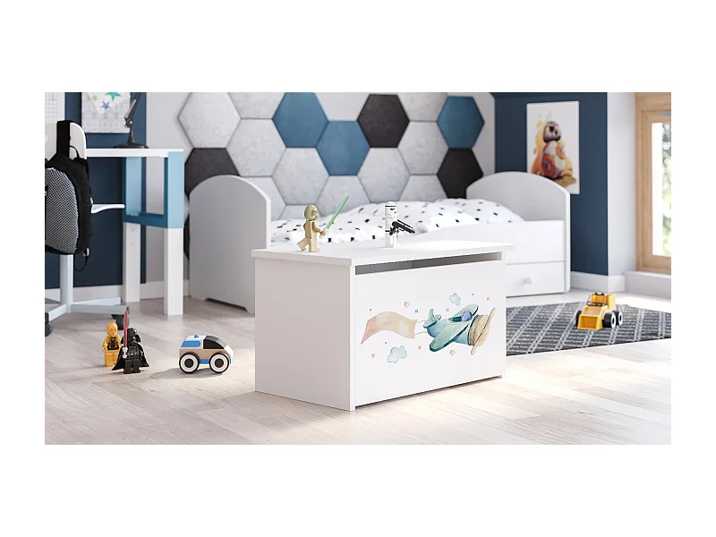 Spielzeugtruhe Daria - Sicherer und stilvoller Stauraum für Kinderzimmer