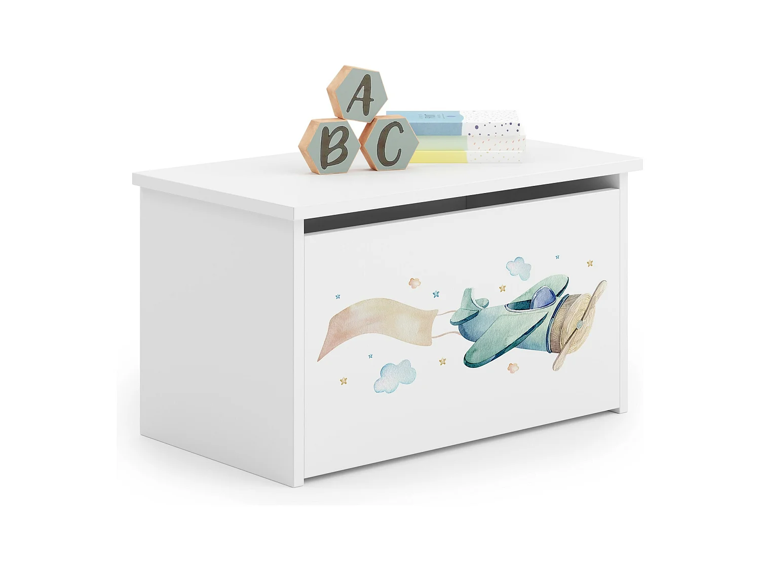 Spielzeugtruhe Daria - Sicherer und stilvoller Stauraum für Kinderzimmer