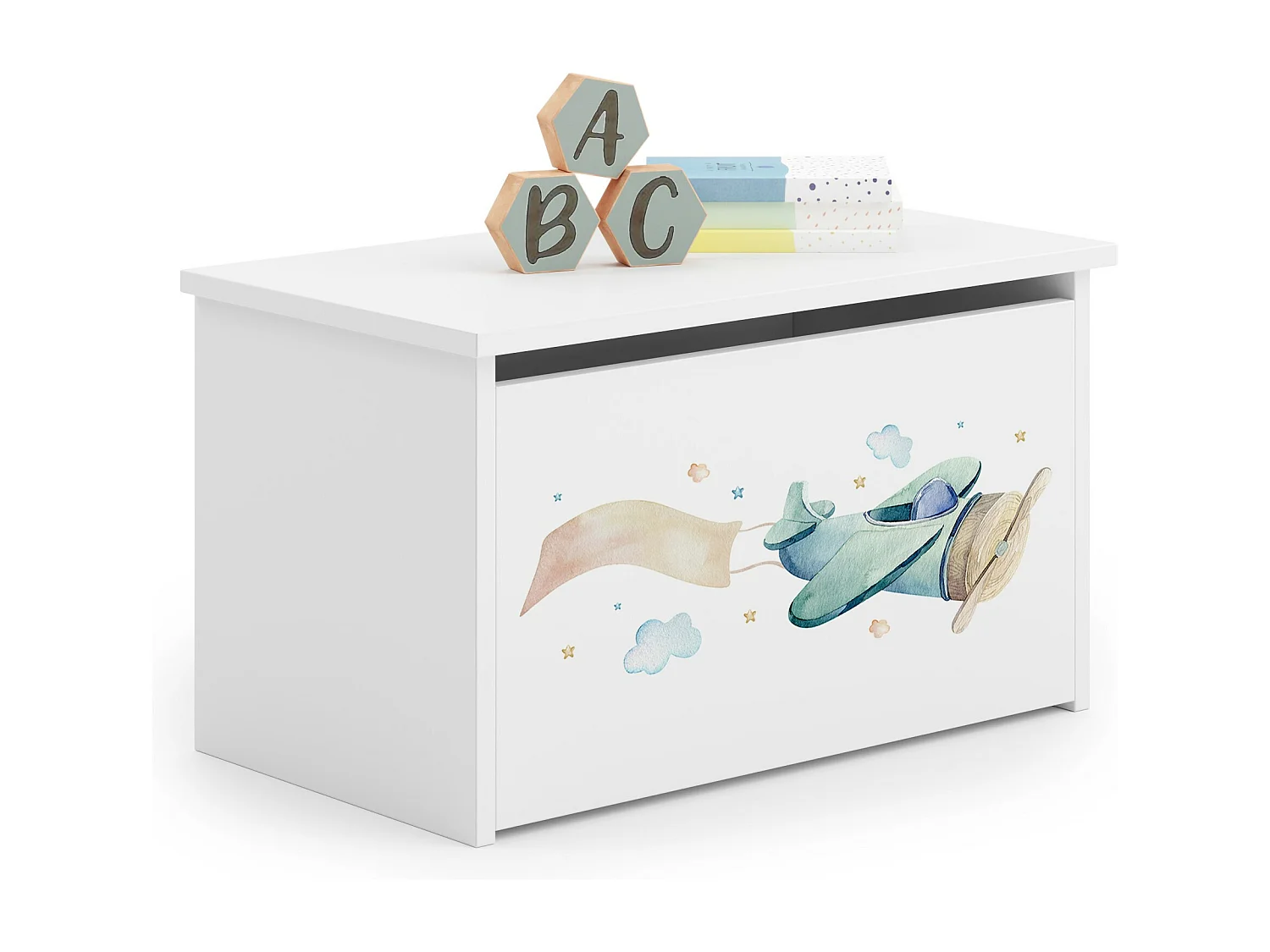 Spielzeugtruhe Daria - Sicherer und stilvoller Stauraum für Kinderzimmer