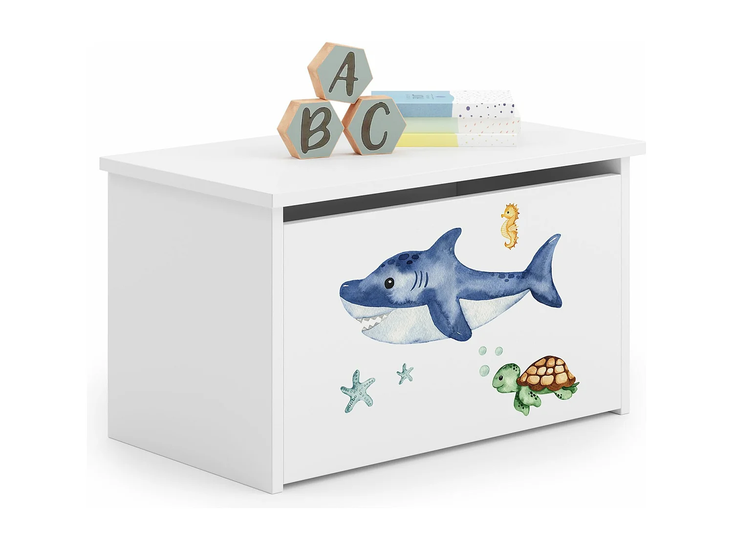 Spielzeugtruhe Daria - Sicherer und stilvoller Stauraum für Kinderzimmer