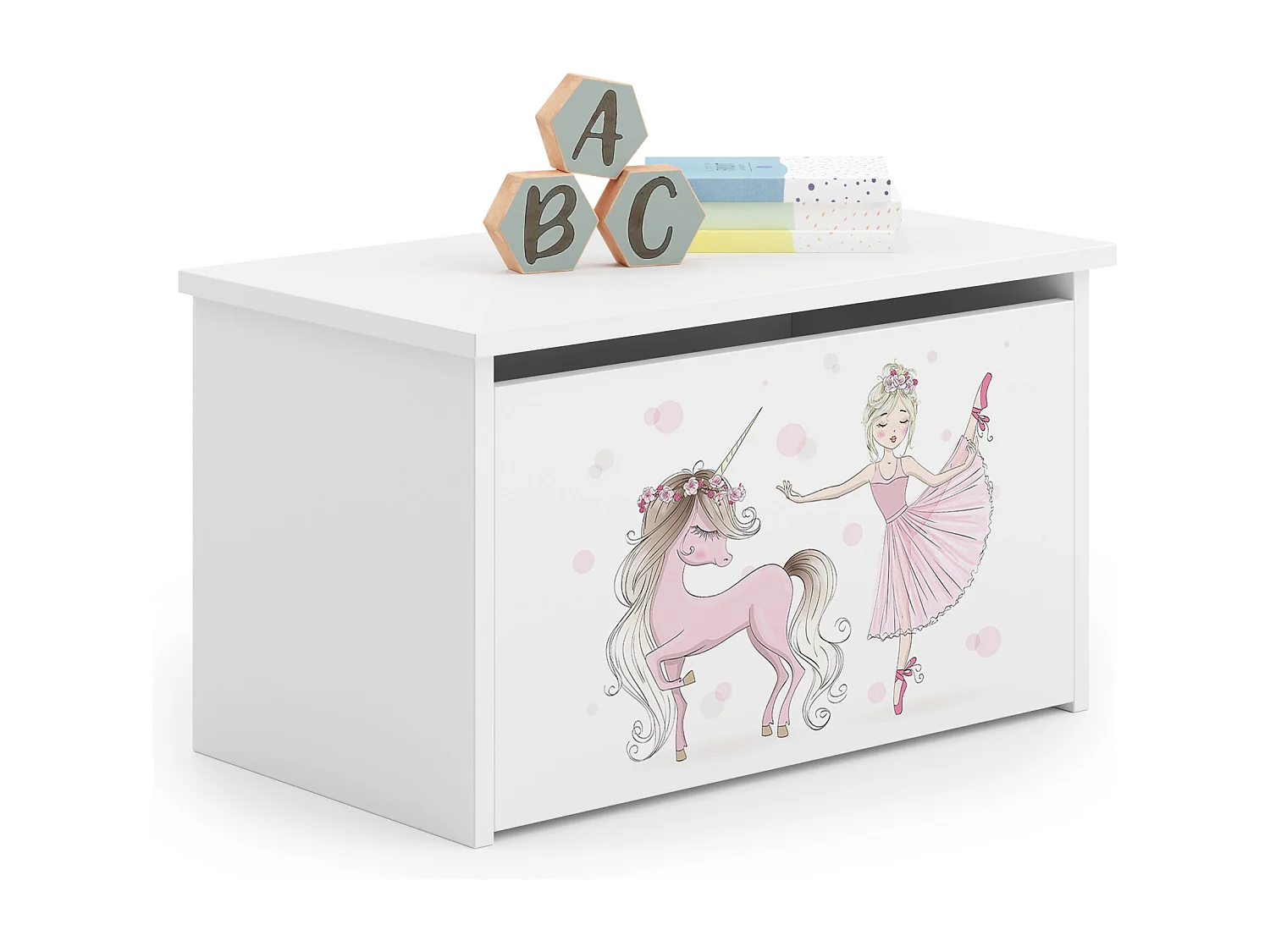Spielzeugtruhe Daria - Sicherer und stilvoller Stauraum für Kinderzimmer