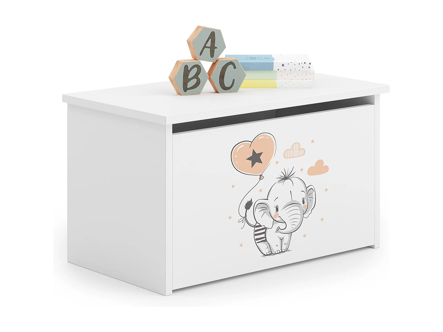 Spielzeugtruhe Daria - Sicherer und stilvoller Stauraum für Kinderzimmer
