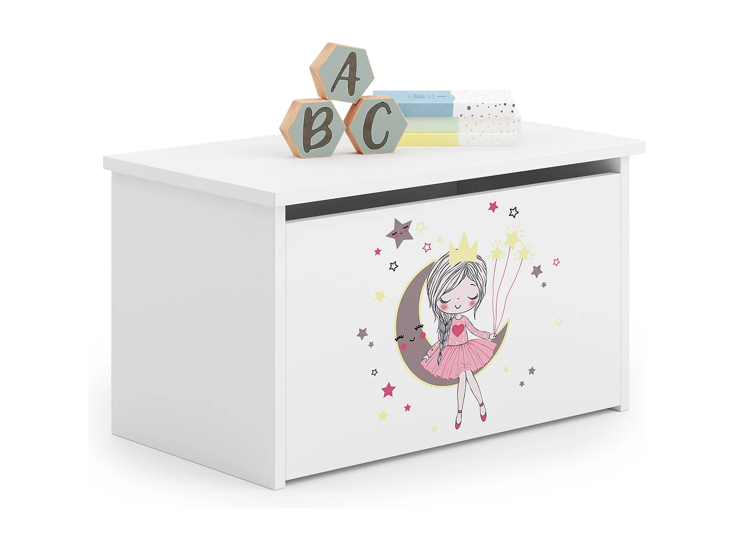 Spielzeugtruhe Daria - Sicherer und stilvoller Stauraum für Kinderzimmer