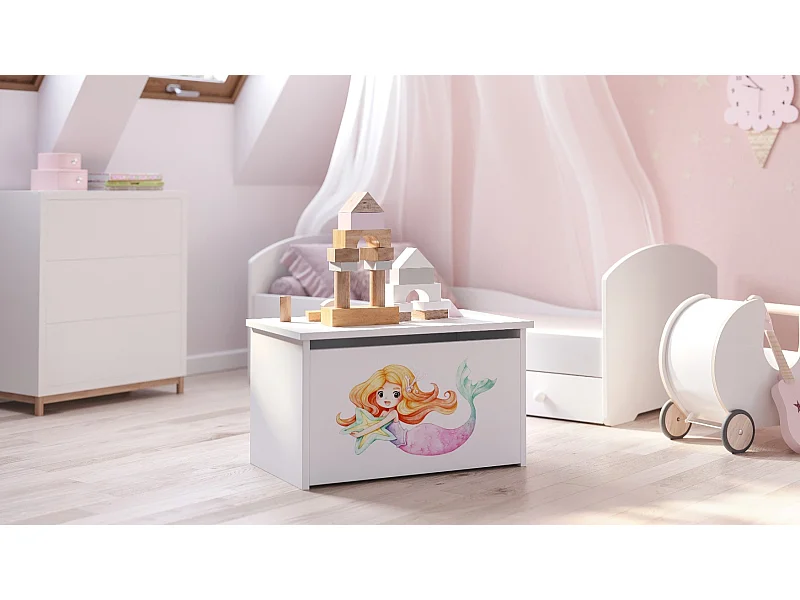 Spielzeugtruhe Daria - Sicherer und stilvoller Stauraum für Kinderzimmer