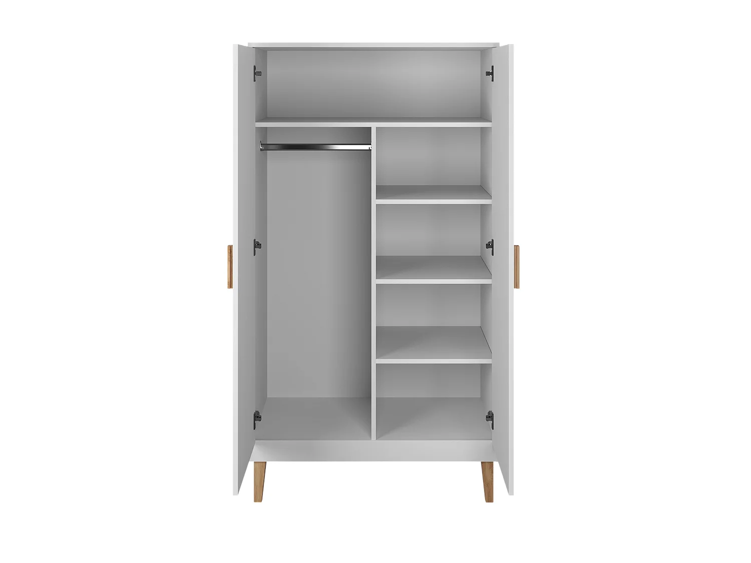 Kinderkleiderschrank KUBI Drehtürenschrank Kleiderschrank