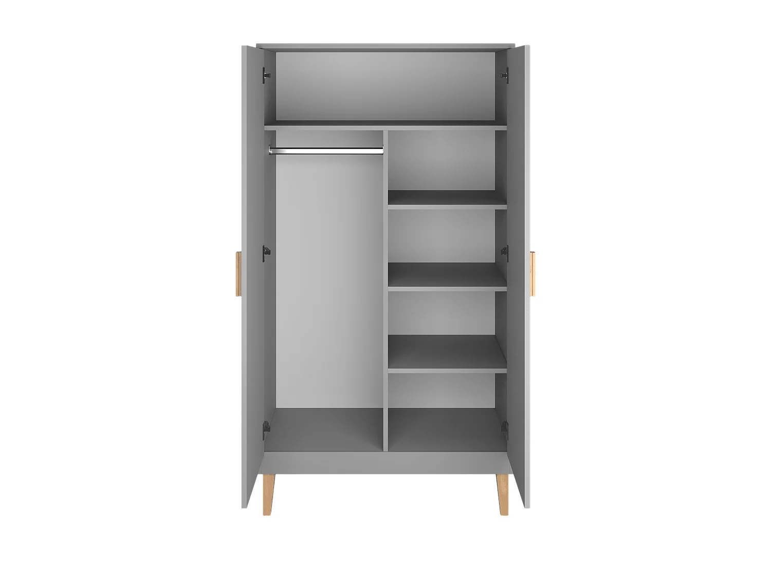 Kinderkleiderschrank Kubi Drehtürenschrank Kleiderschrank