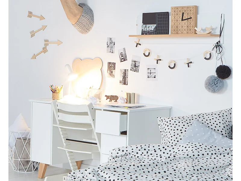 Kinderschreibtisch Zara - Jugend-Schreibtisch mit modernem & funktionalem Look