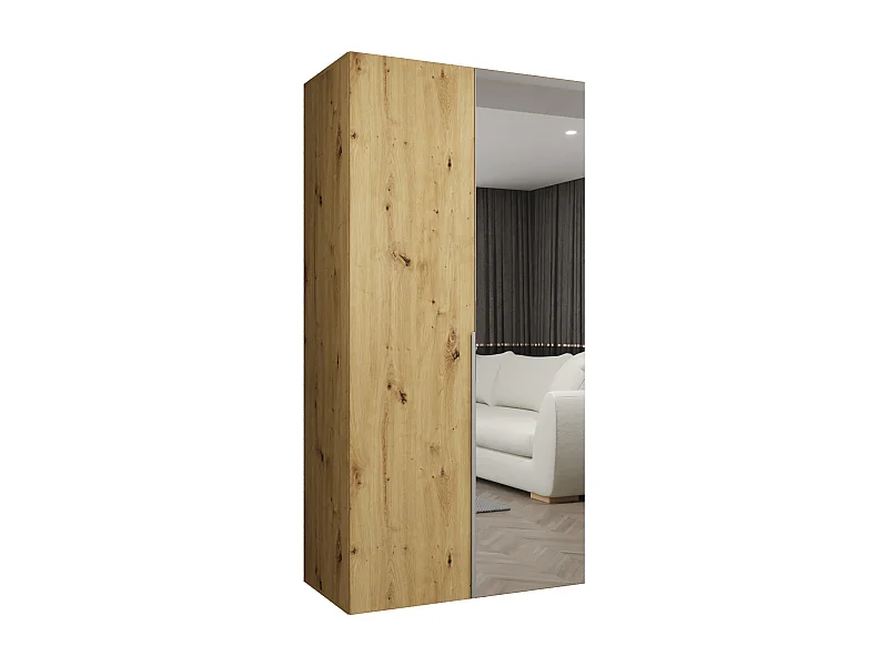 Armoire à portes battantes Alicante 2 202/100/52 2 portes (artisan/cachemire)