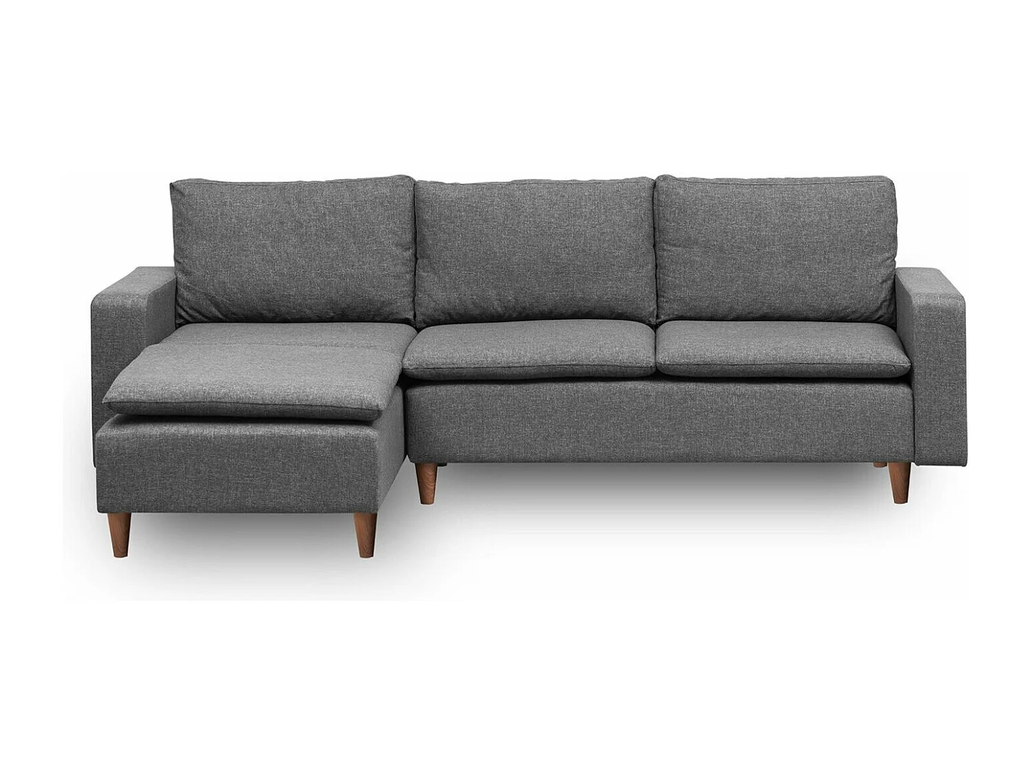 Sofá rinconero Altadena 335, Gris, 255x154x78cm