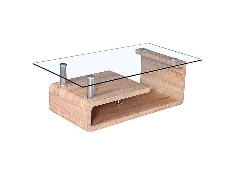 Mesa de centro Eva cristal cambria