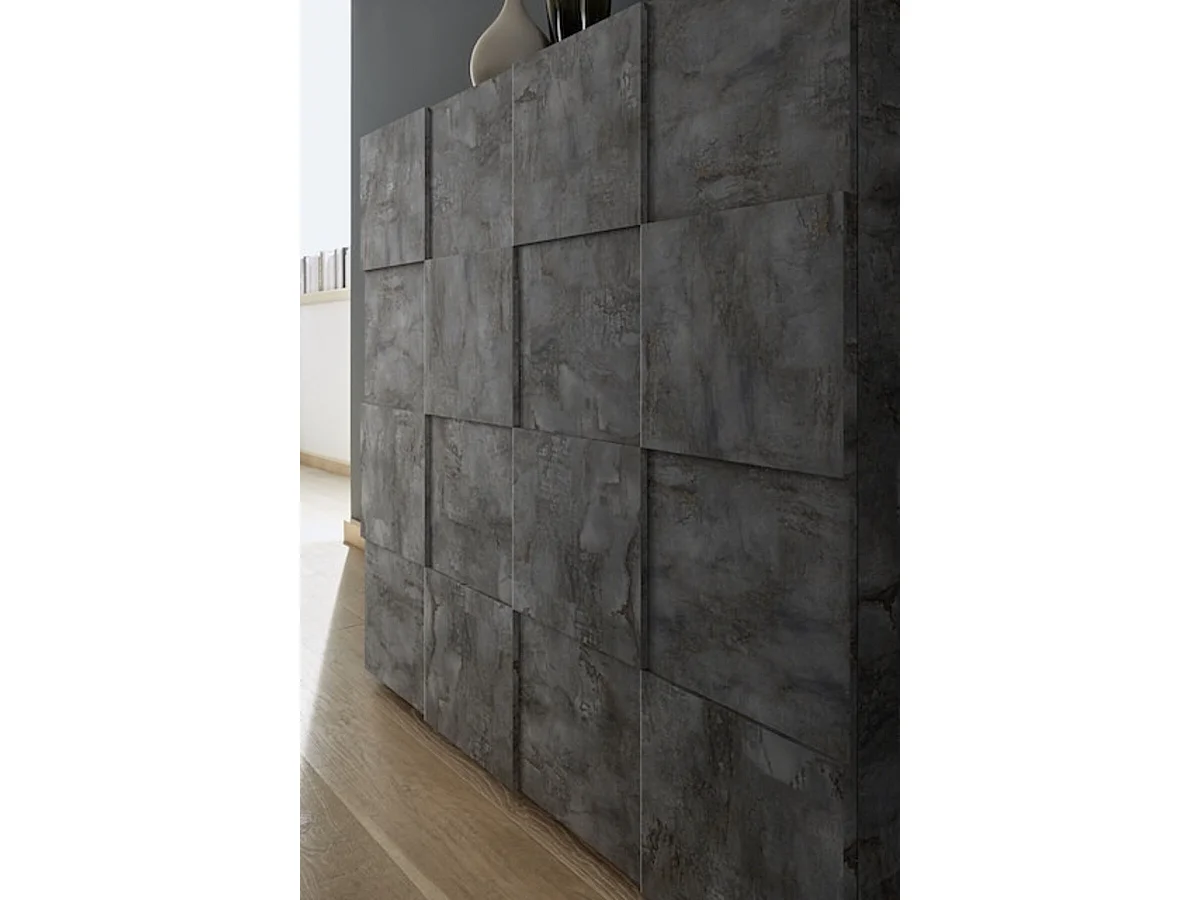 Meuble TV DAMA oxyde 122 cm