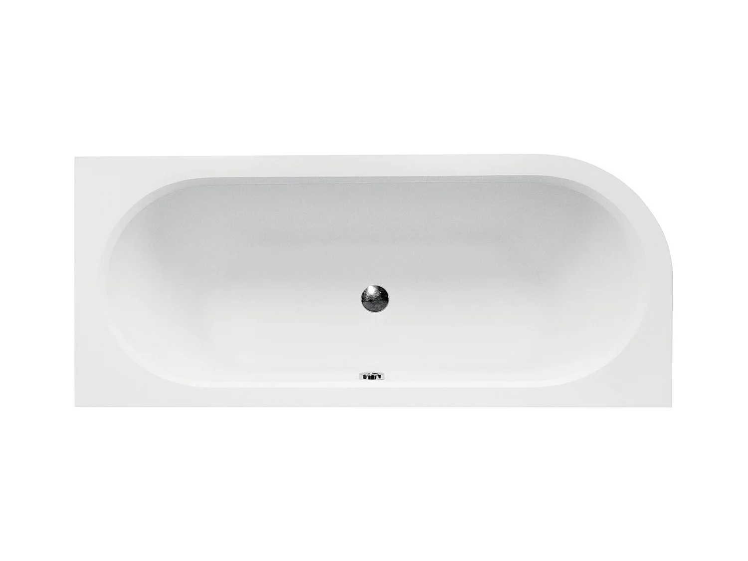 Baignoire HILIO SLIM 150-160-170-180 DROITE - Dimensions: 150cm