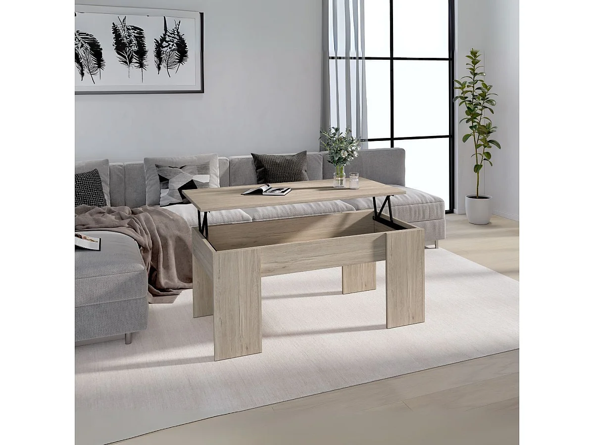 Mesa de centro Gala elevable sahara 45x100x50 cm