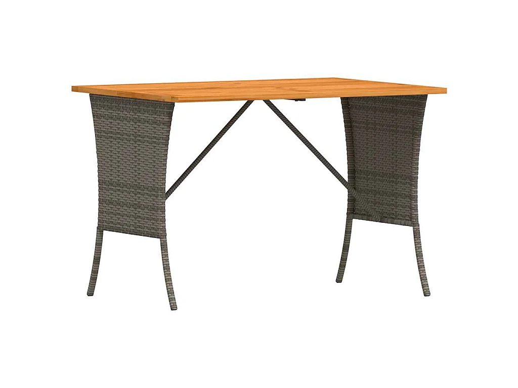 Salon de jardin avec coussins 3 pcs gris résine tressée