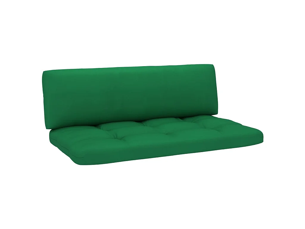 Salon de jardin palette 4pcs avec coussins Bois de pin imprégné