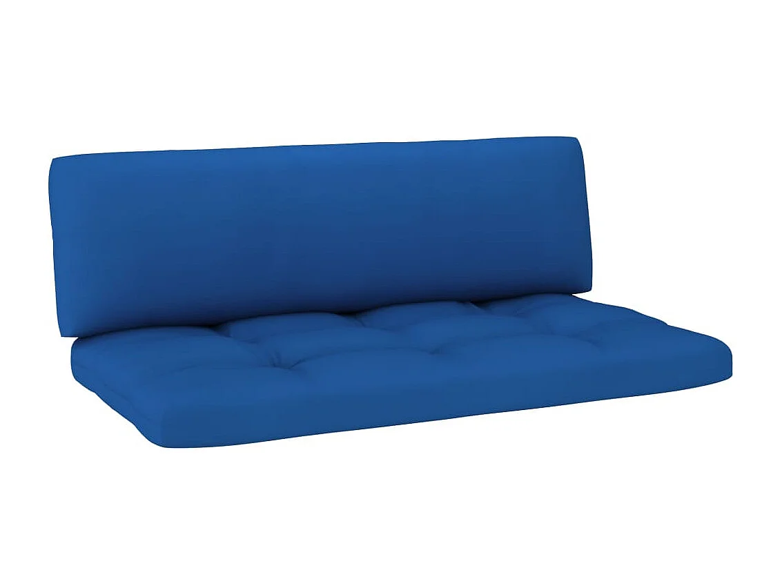 Set Divani in Pallet con Cuscini 4 pz in Pino Impregnato