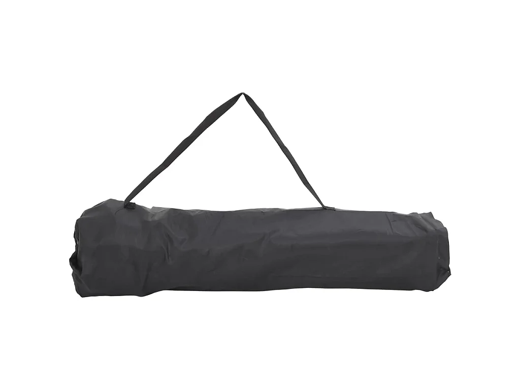 Campingstoelen 2 st met vakje inklapbaar bladprint