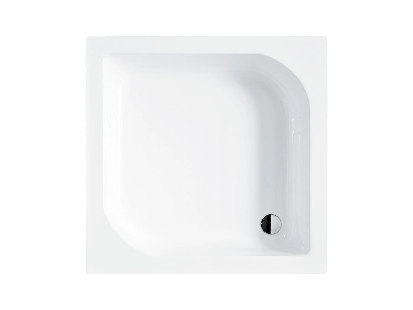 Receveur de douche ARES carré 70x70-80x80-90x90 cm blanc - Dimensions: 80x80 cm