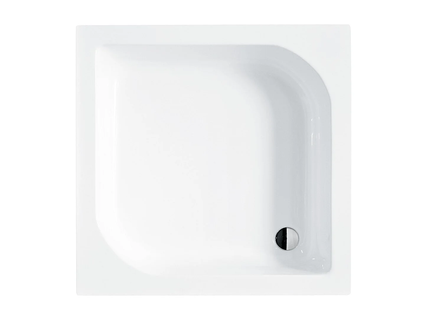 Receveur de douche ARES carré 70x70-80x80-90x90 cm blanc - Dimensions: 80x80 cm