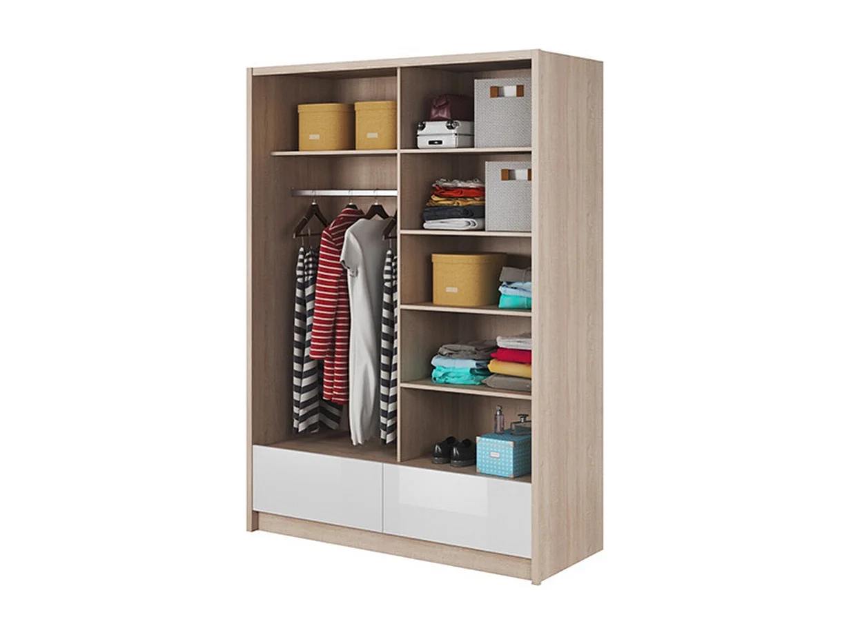 Armoire ARIA I en plusieurs couleurs 154 x 214 x 62 cm
