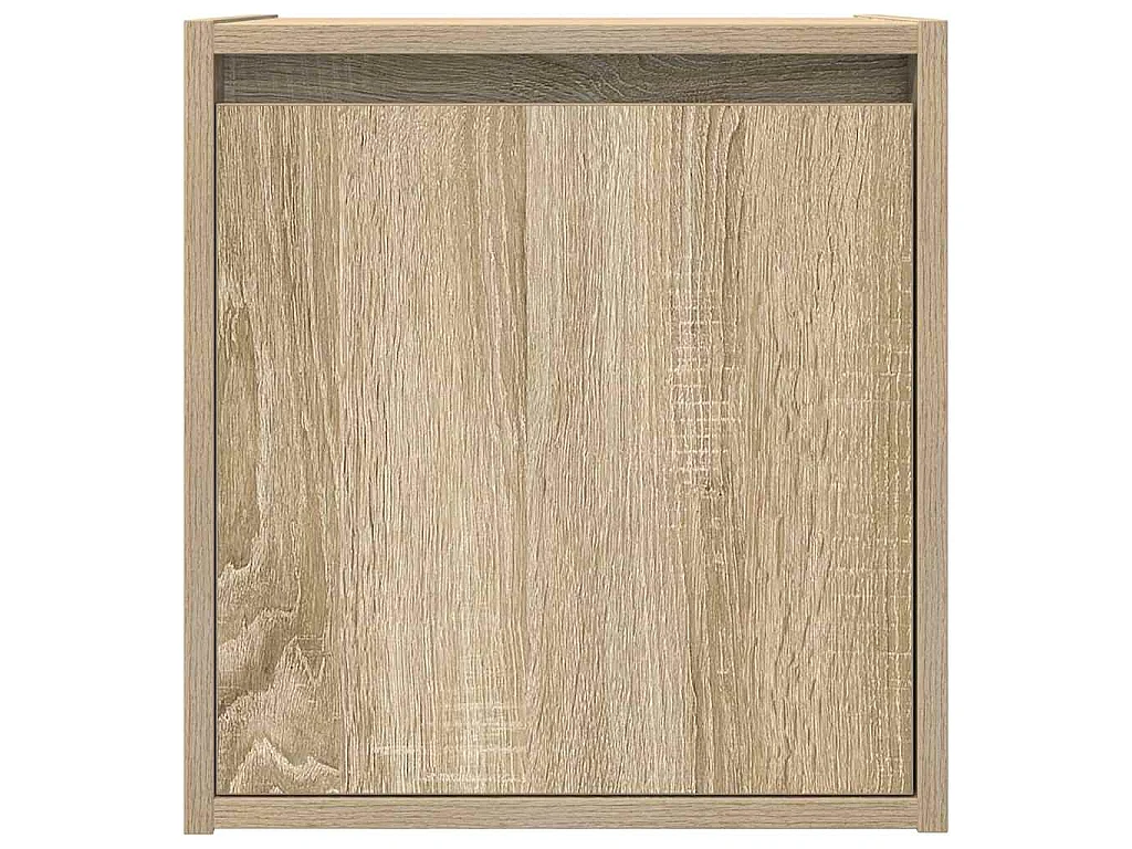Nachtkastjes 2 st wandgemonteerd 38x34x40 cm sonoma eikenkleur