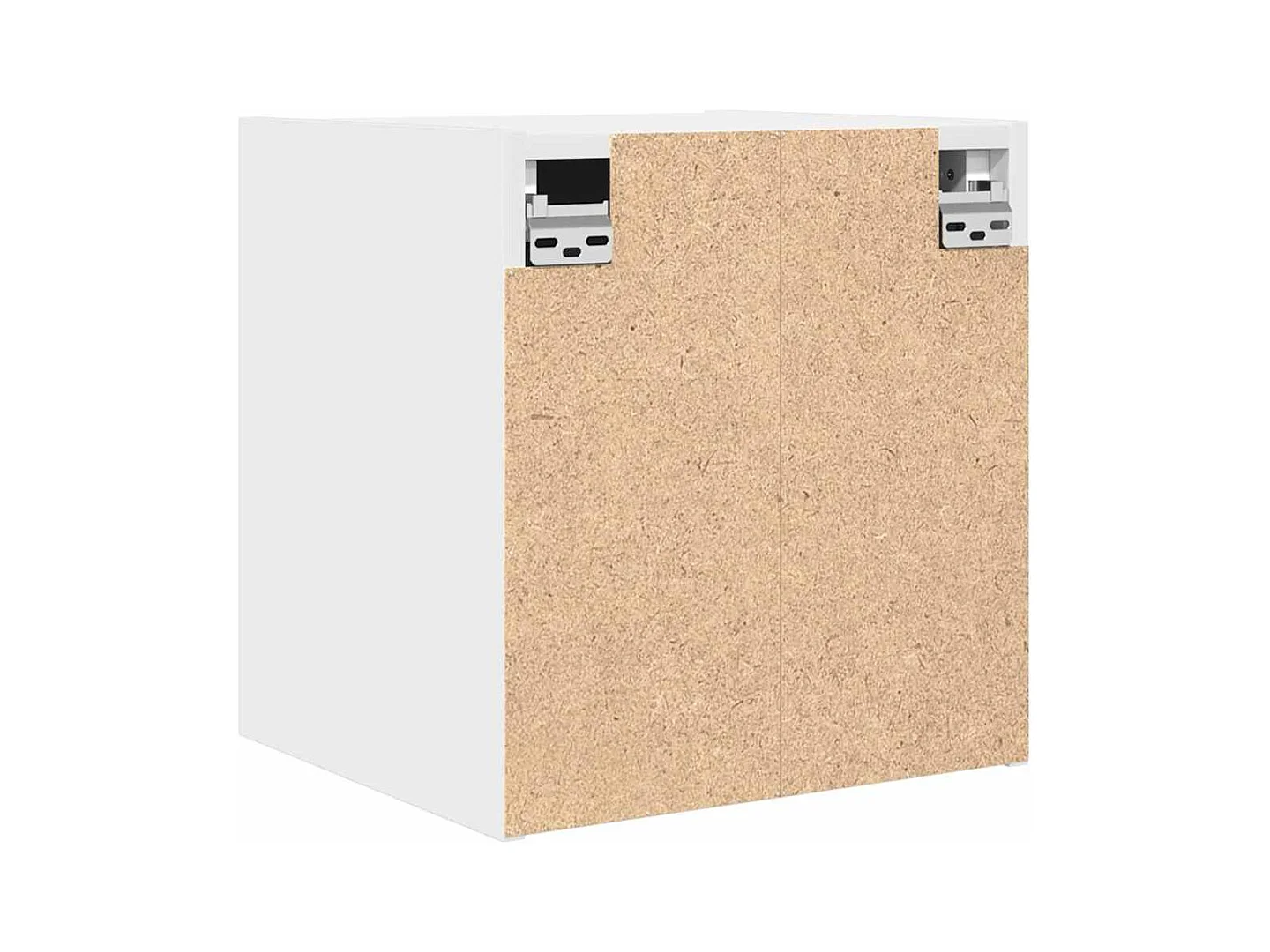 Comodini a Muro 2 pz Bianchi 38x34x40 cm